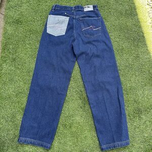 Vintage Y2K FUBU The Collection Jeans Mens Size 32 X 31 Denim Wide Leg Loose Fit